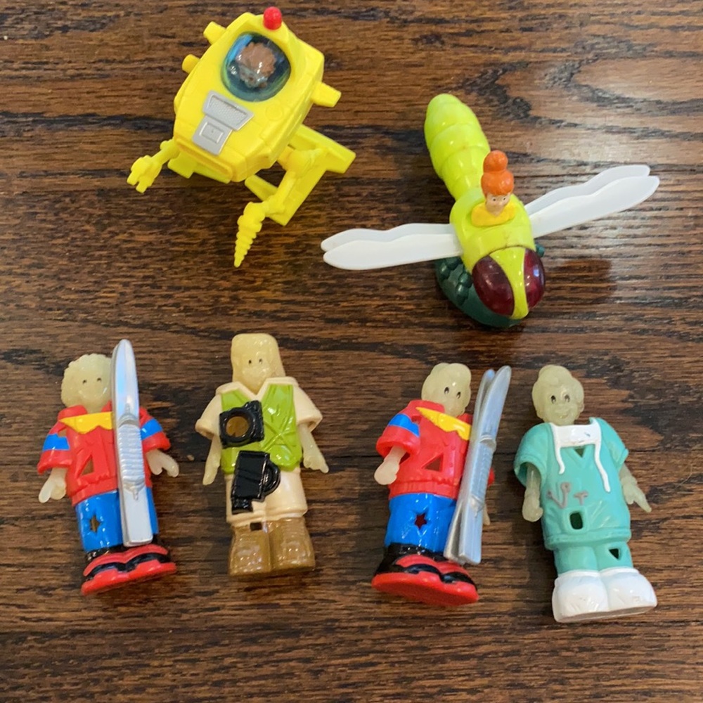 Burger King Kids Club glow in the dark figures 90s